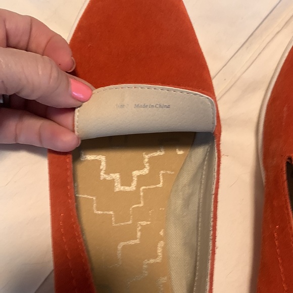 NWOT, Dolce Vita, burnt orange, slip on leather/suede, size 9 - Picture 6 of 6